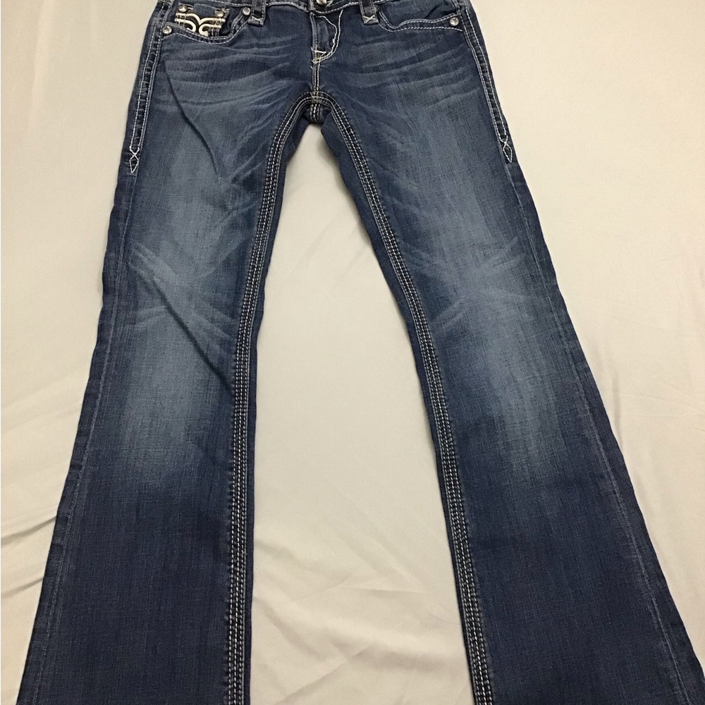 Rock Revival Women Blue Boot Cut Jeans - Picture 3 of 9